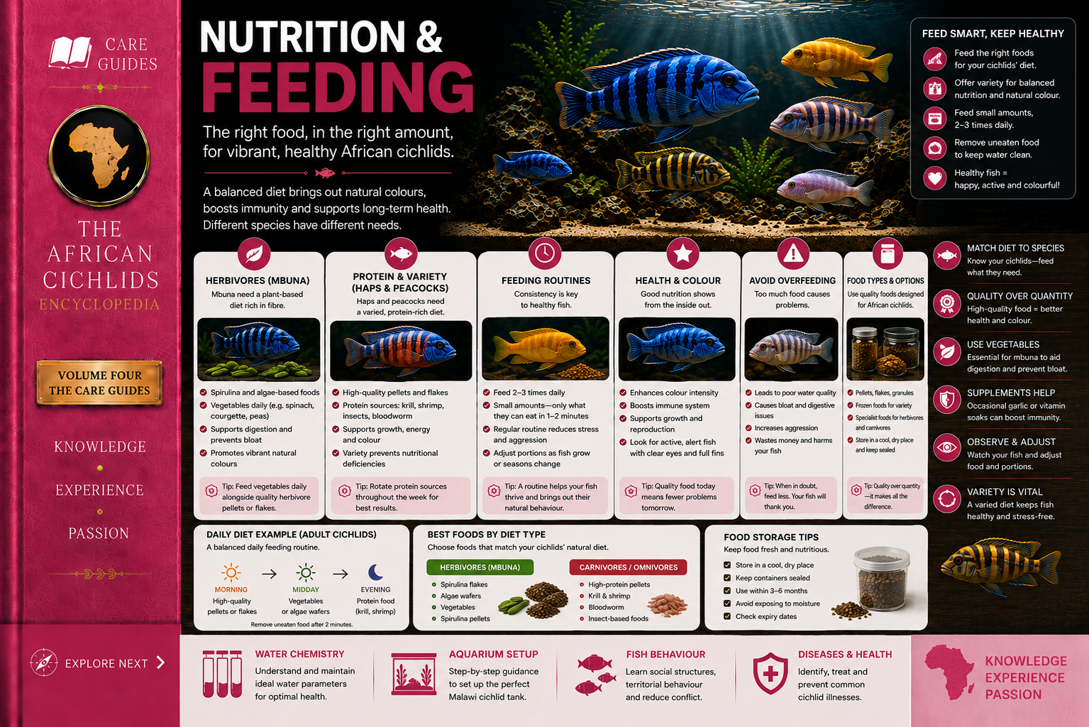 African Cichlid Nutrition & Feeding